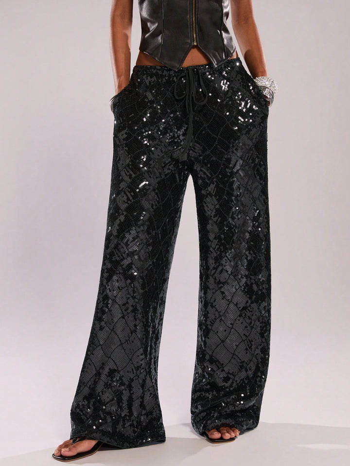 Pantaloni SHEIN, negru