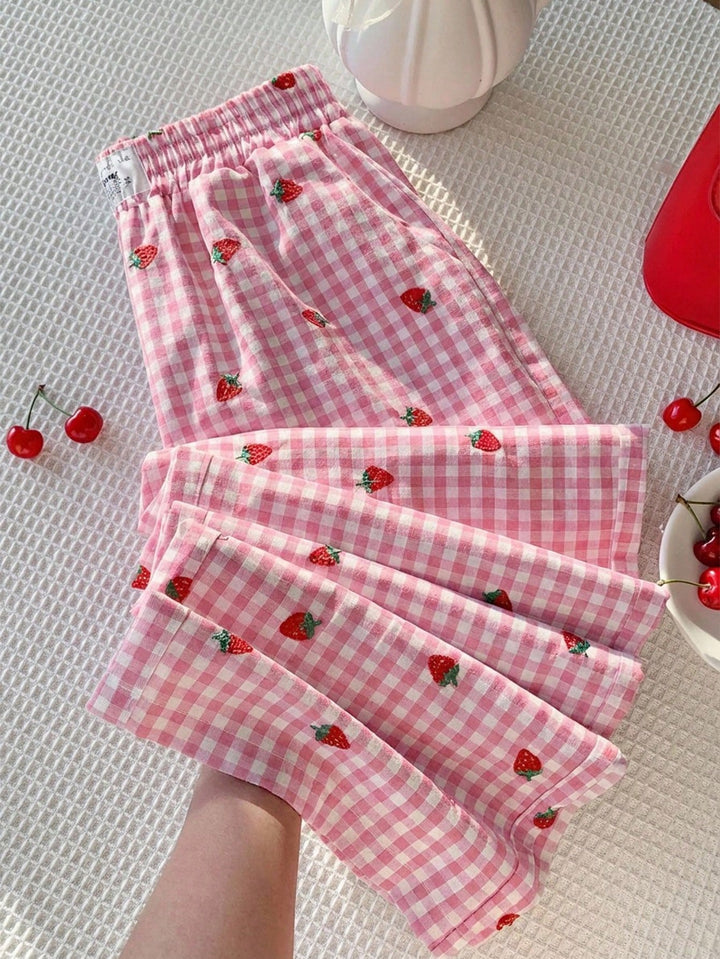 Pantaloni SHEIN, roz