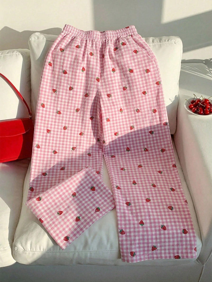 Pantaloni SHEIN, roz