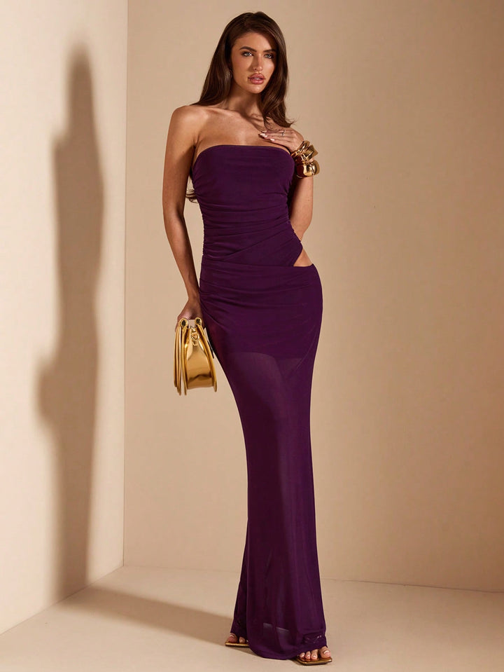SHEIN maxi ruha, lila