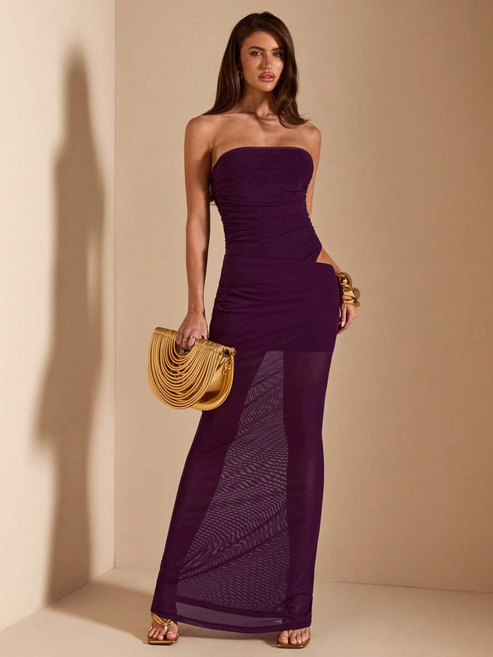SHEIN maxi ruha, lila