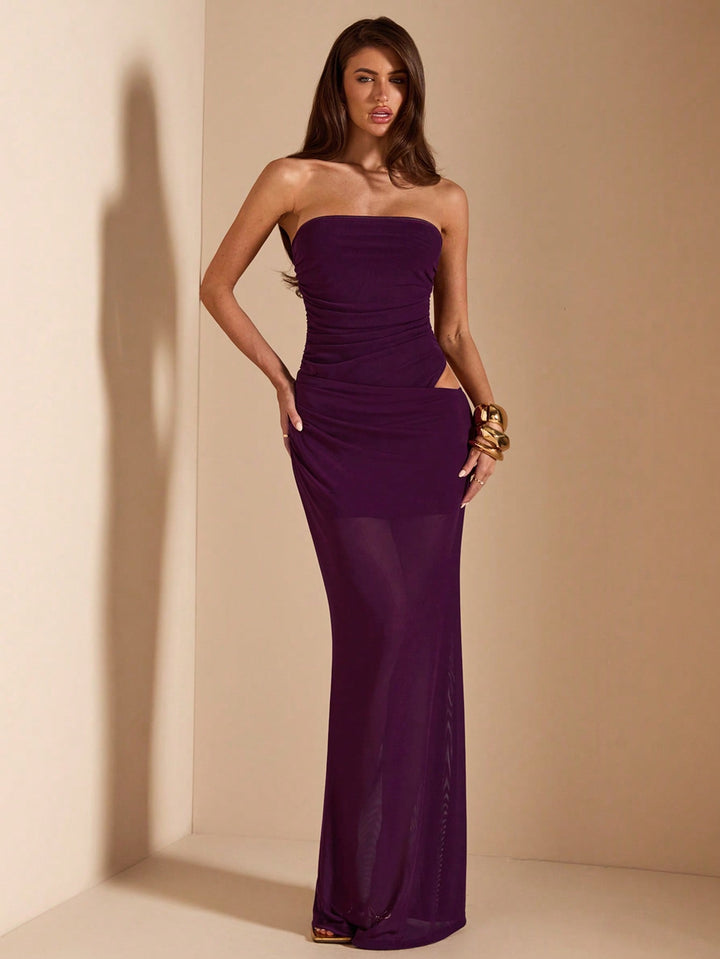 SHEIN maxi ruha, lila