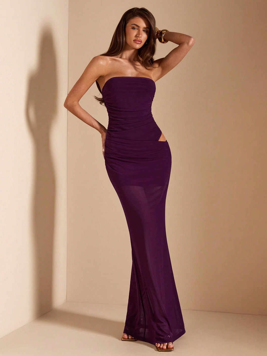 SHEIN maxi ruha, lila