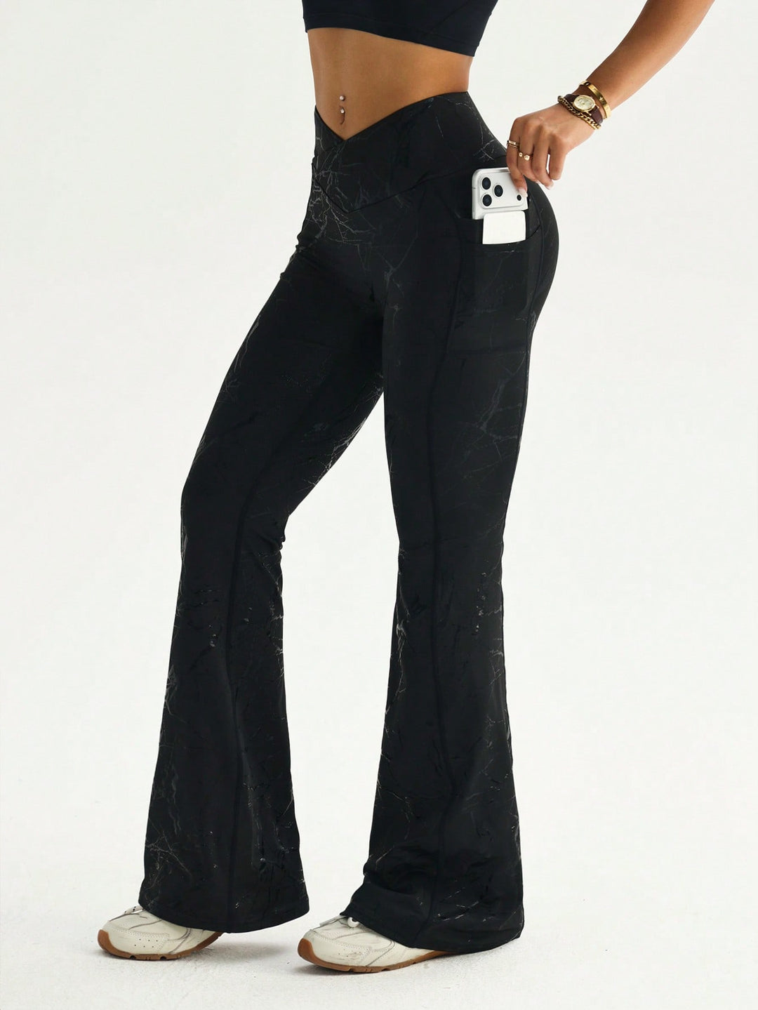 Pantaloni SHEIN, negru
