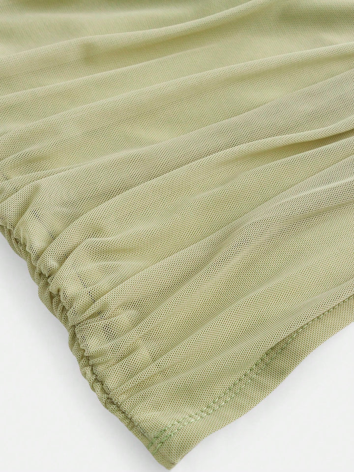 Fustă mini SHEIN, verde