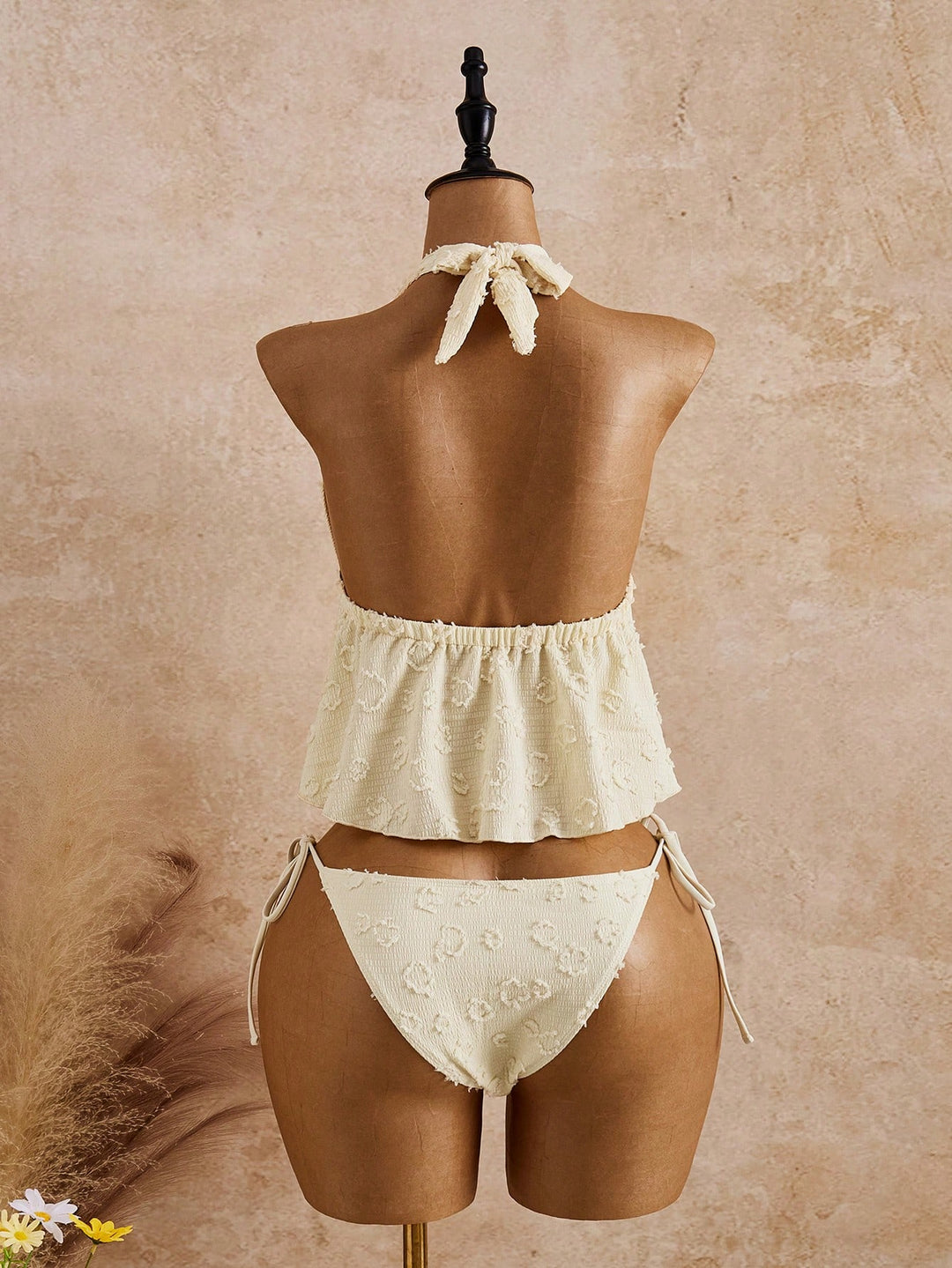 Costum de baie SHEIN, galben