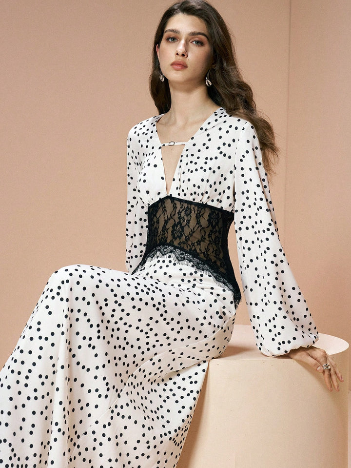 Rochie maxi SHEIN, crem