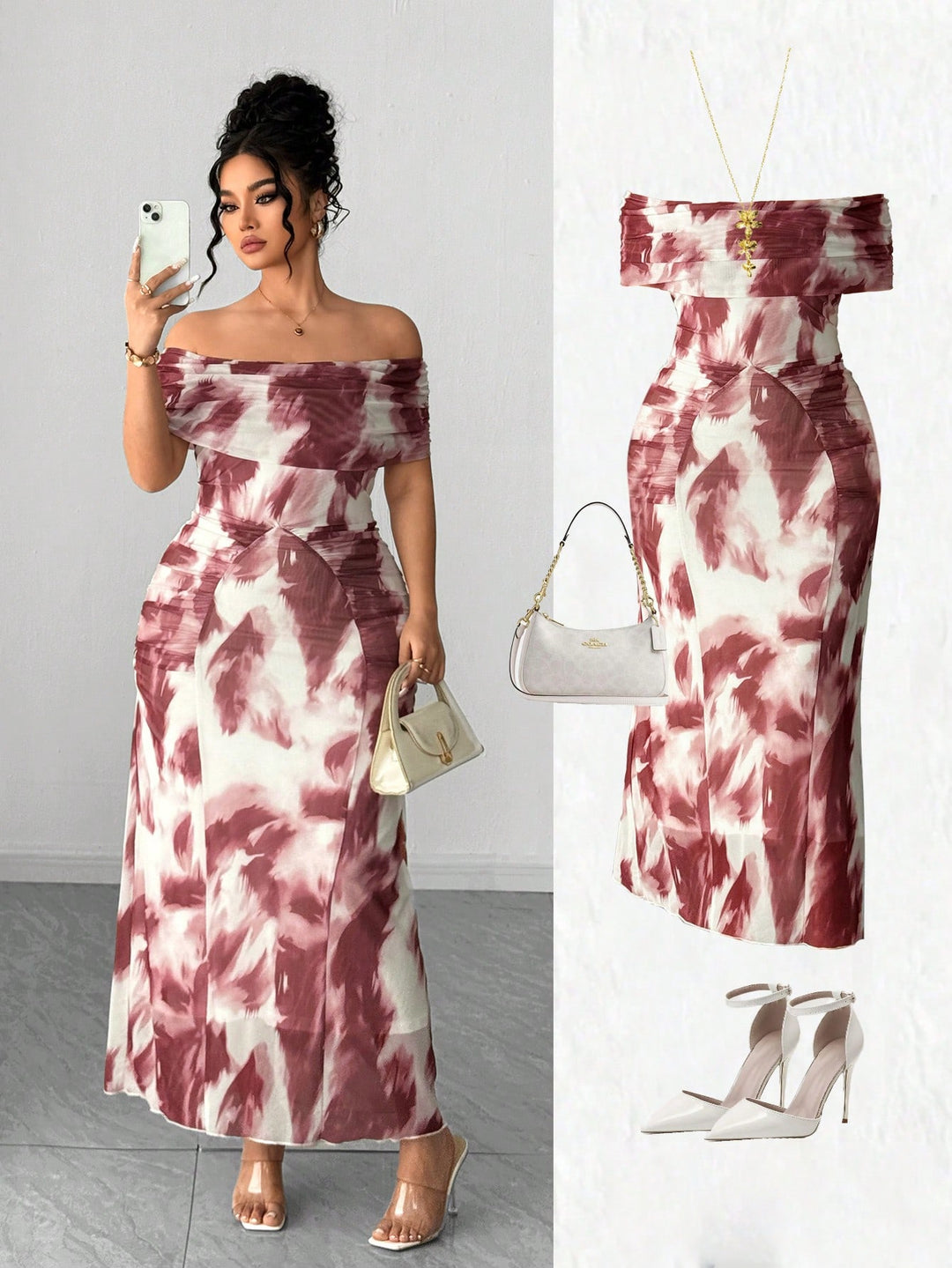 Rochie SHEIN, mix culori