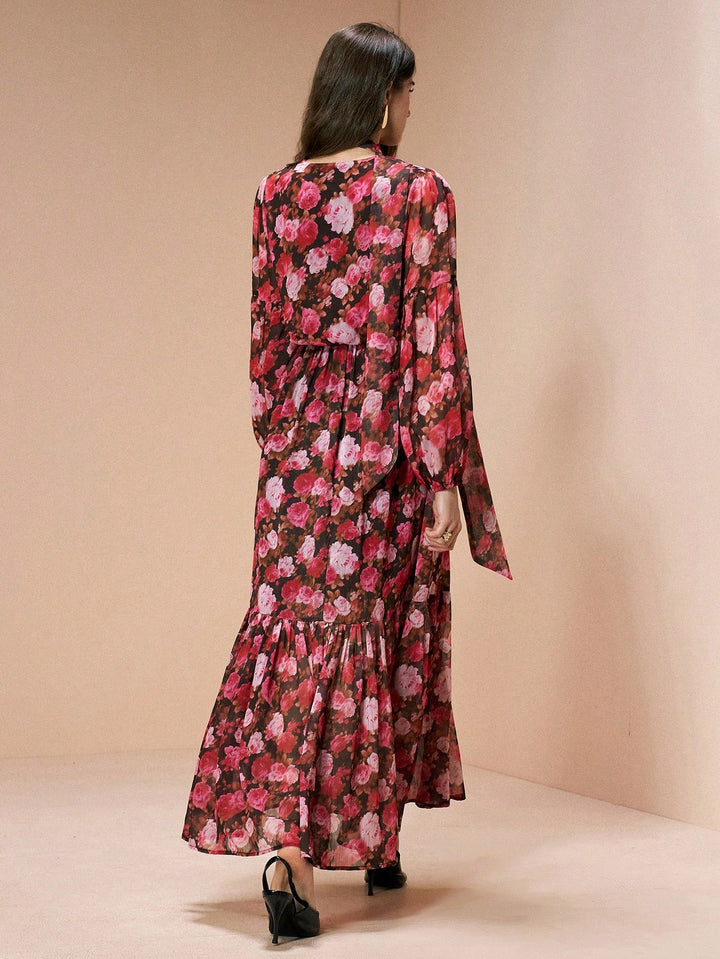 Rochie maxi SHEIN, mix culori