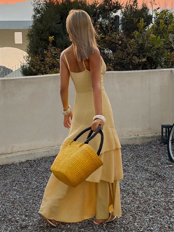 Rochie midi SHEIN, bej