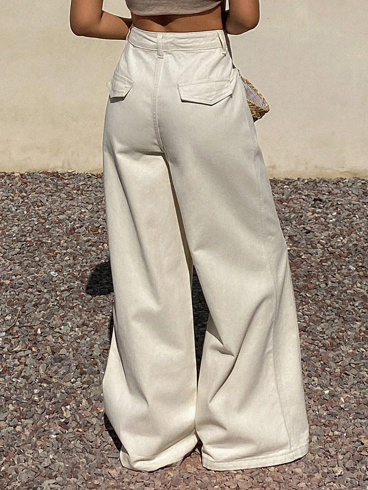Jeans SHEIN, alb