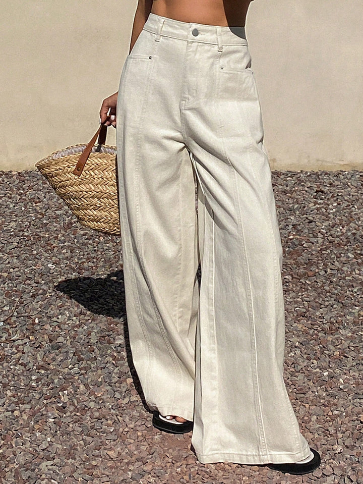 Jeans SHEIN, alb