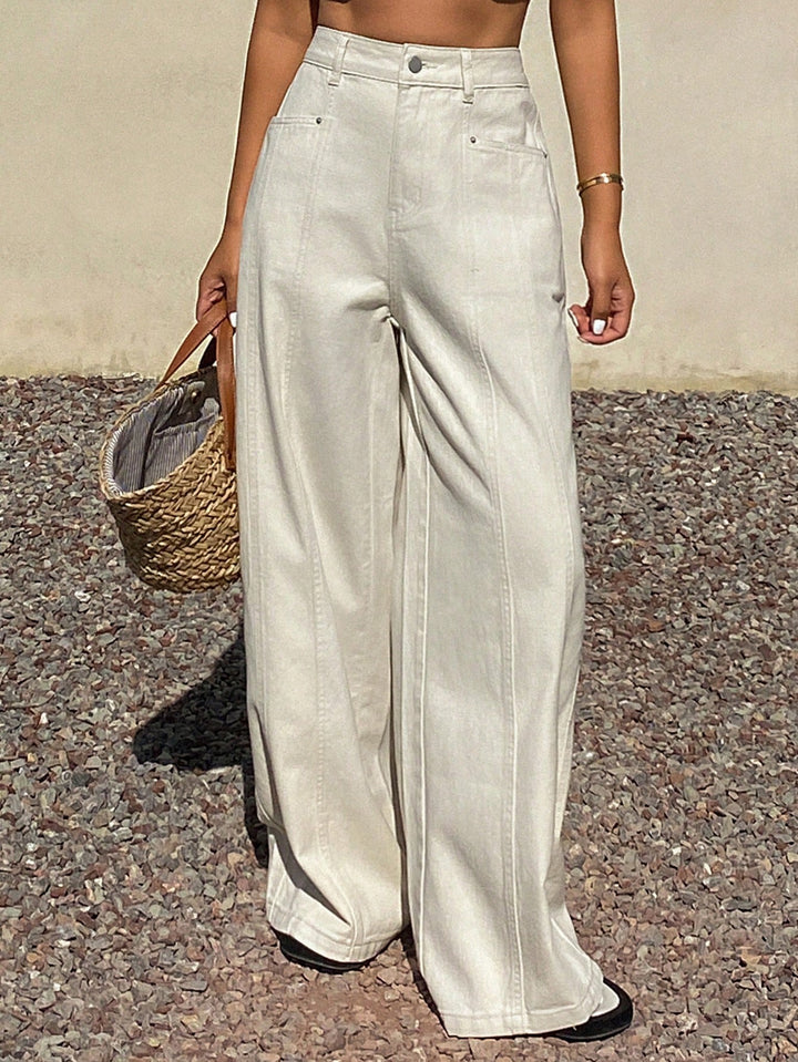 Jeans SHEIN, alb