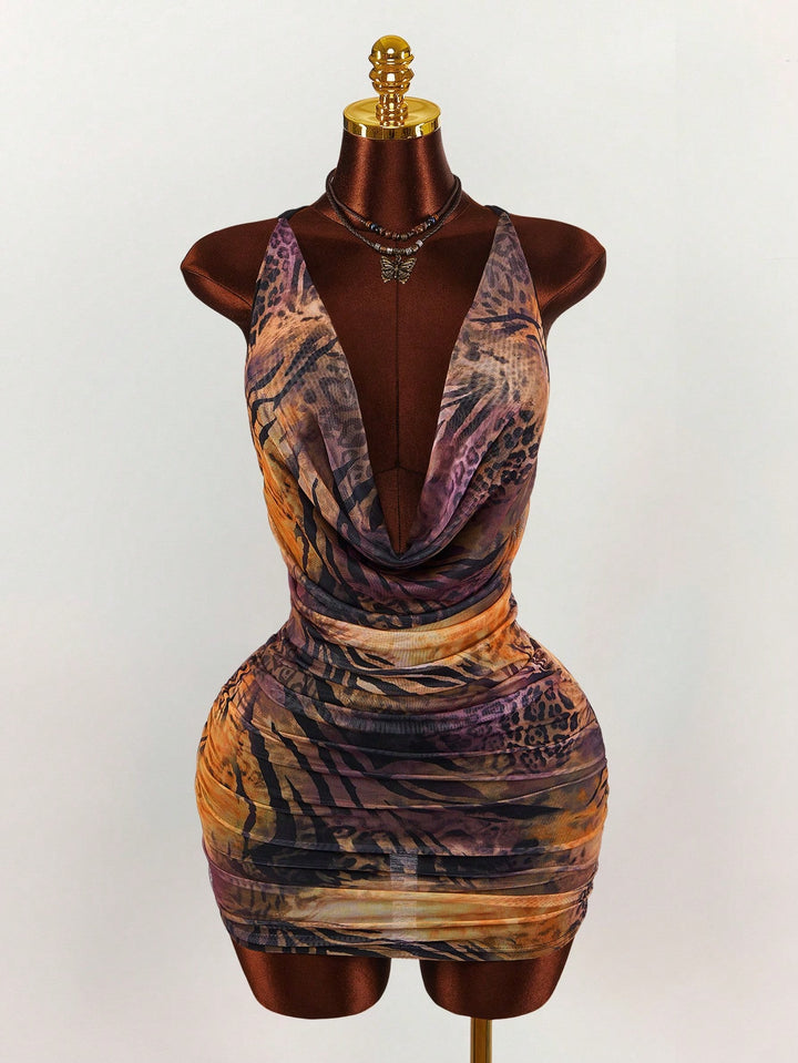 Rochie mini SHEIN, mix culori