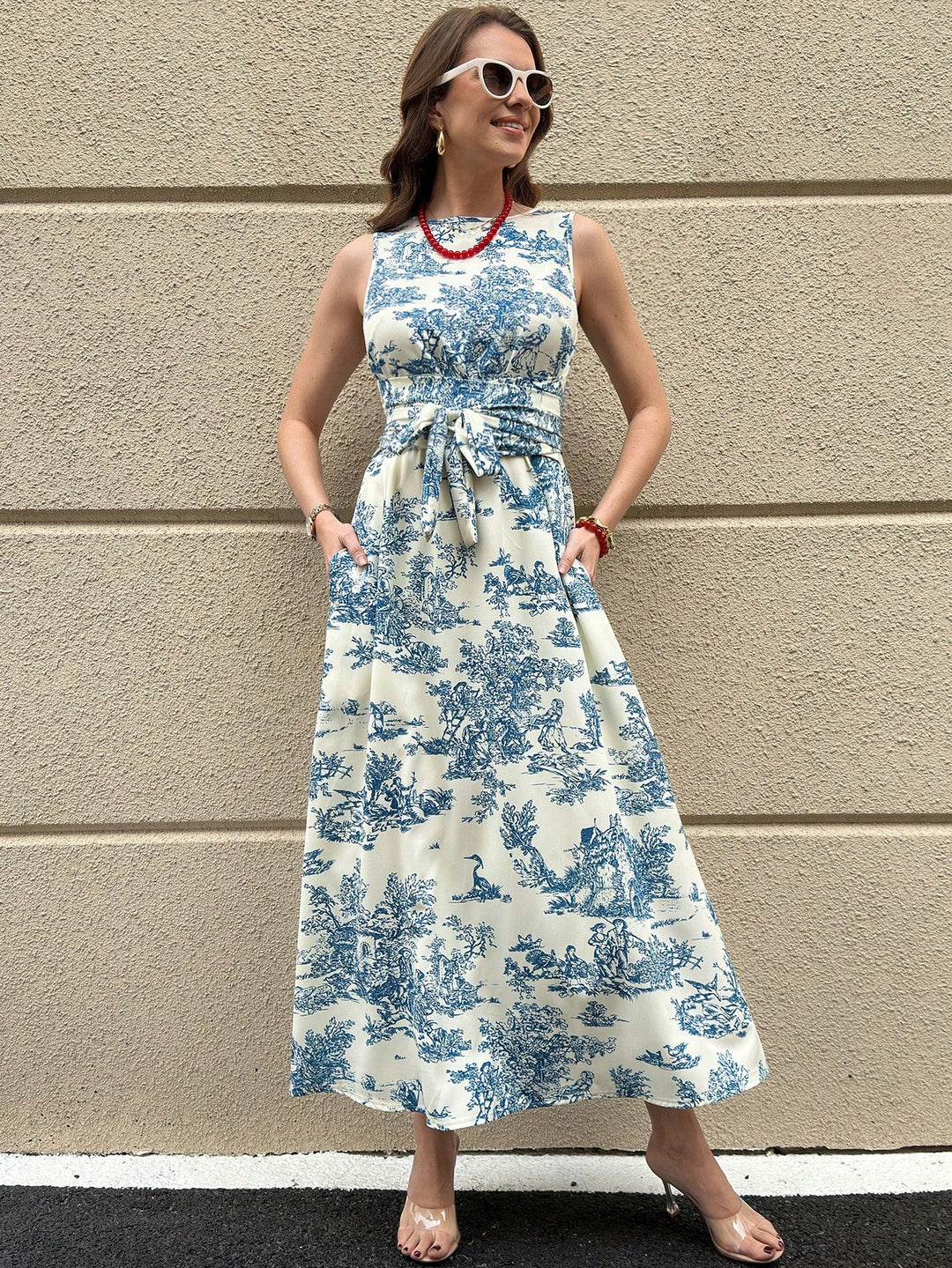 Rochie maxi SHEIN, mix culori