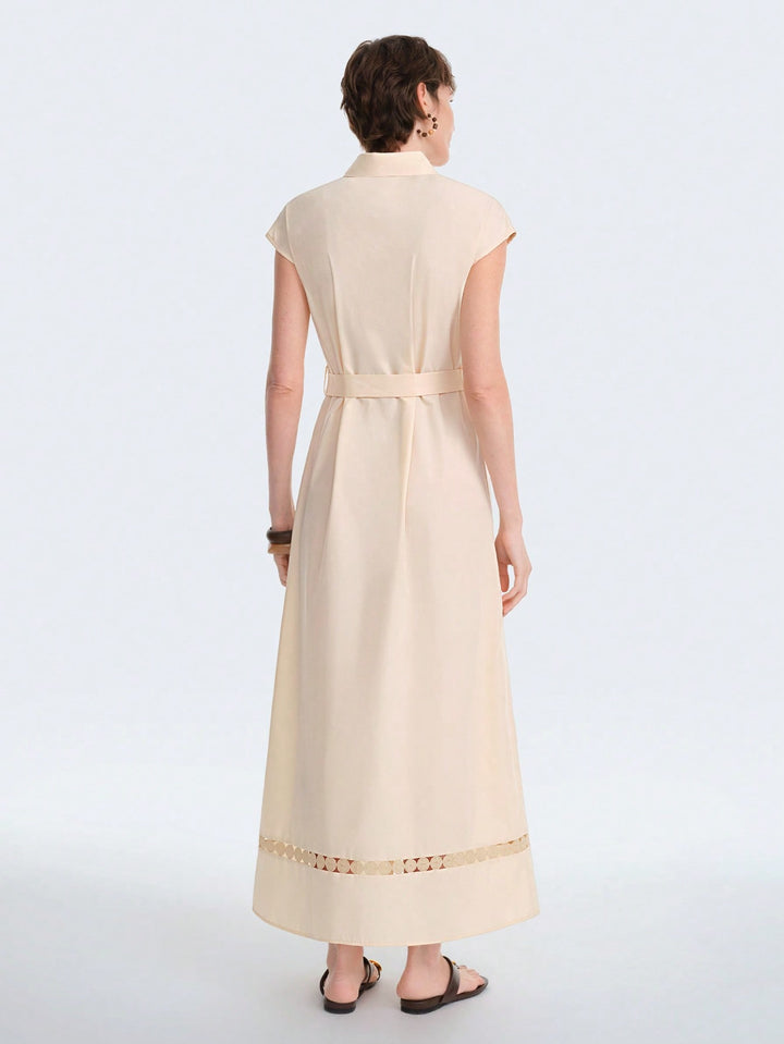 Rochie maxi SHEIN, kaki