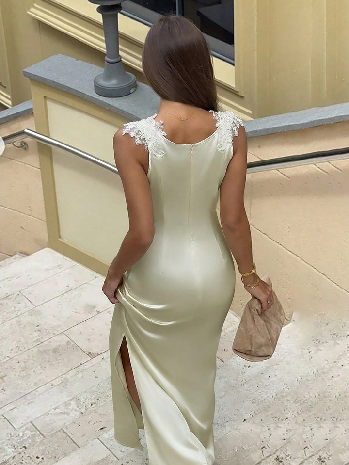SHEIN Maxi Dress, Beige