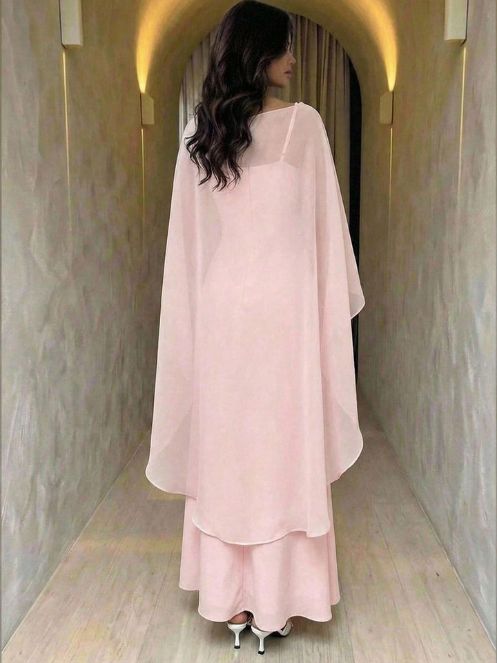 Rochie maxi SHEIN, roz