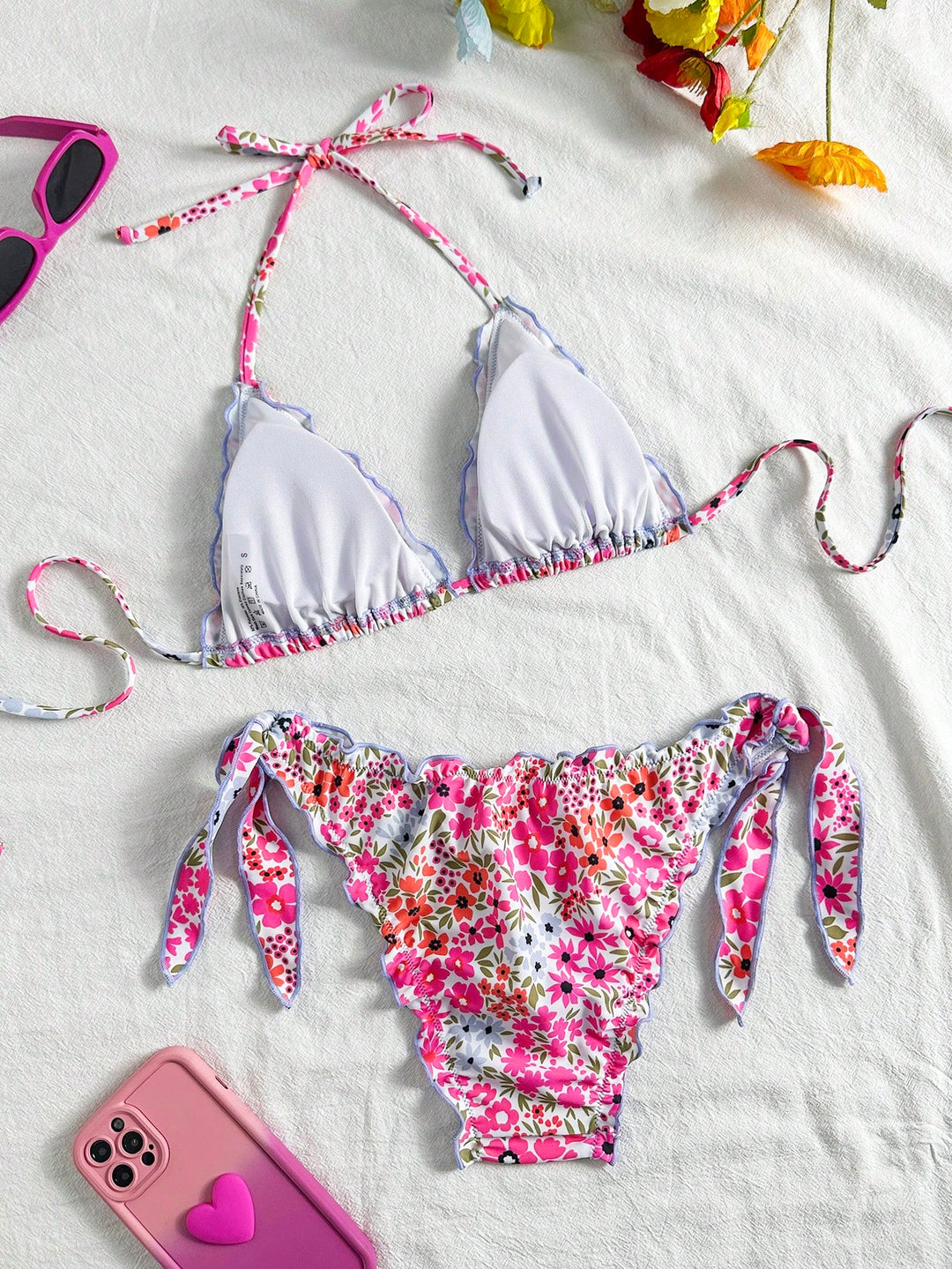 Set bikini SHEIN, mix culori