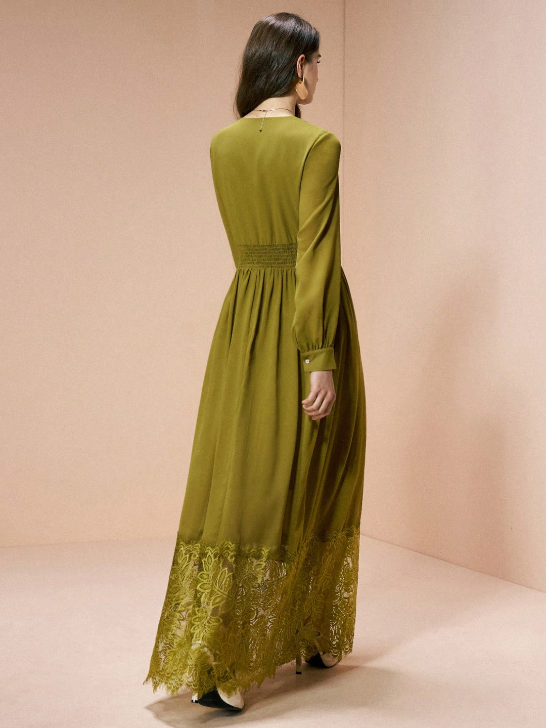 Rochie maxi SHEIN, verde