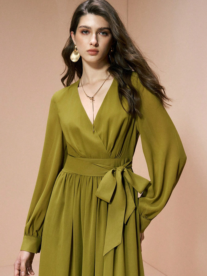 Rochie maxi SHEIN, verde