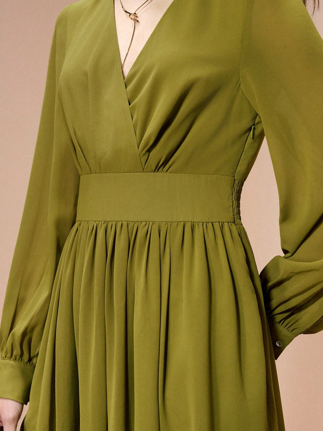 Rochie maxi SHEIN, verde
