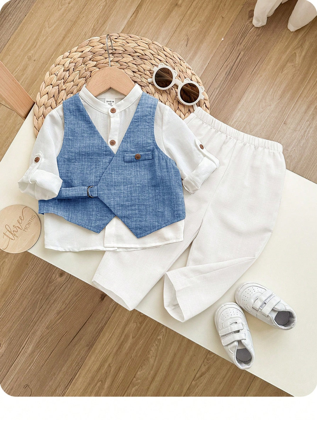 Costum SHEIN, albastru