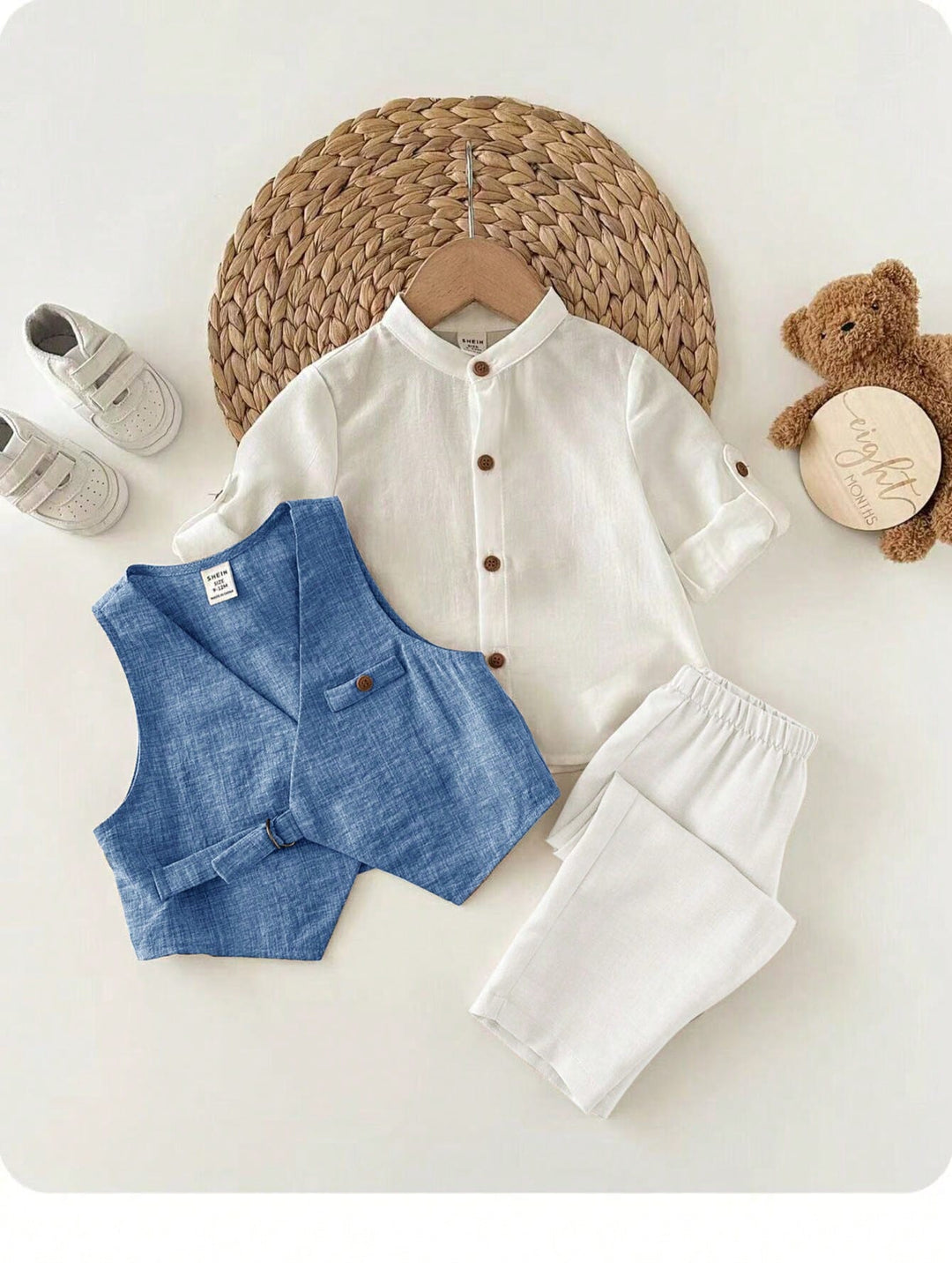 Costum SHEIN, albastru