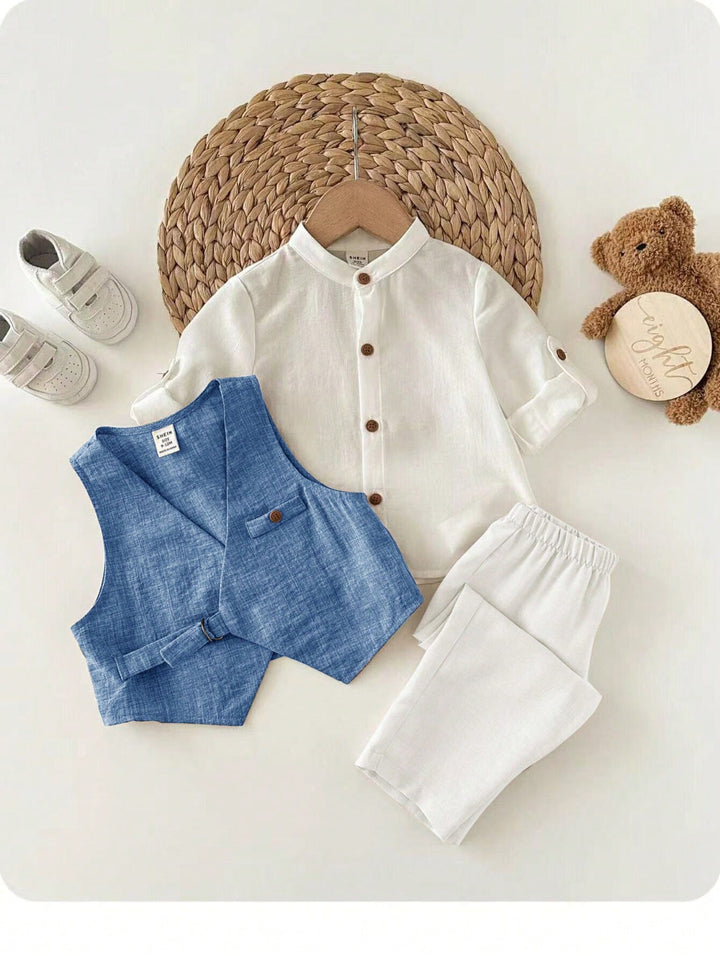 Costum SHEIN, albastru
