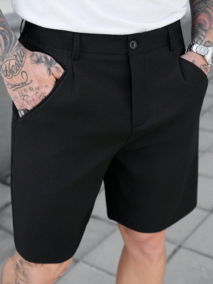 Pantaloni scurți SHEIN, negru