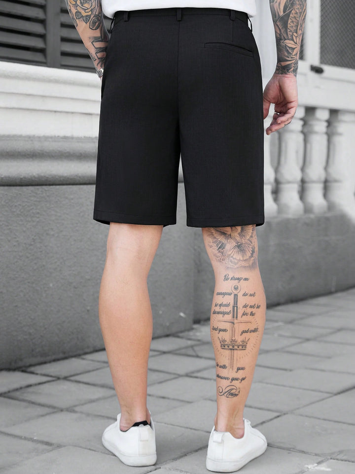 Pantaloni scurți SHEIN, negru