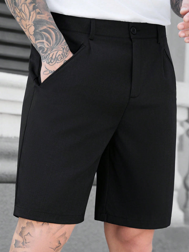 Pantaloni scurți SHEIN, negru