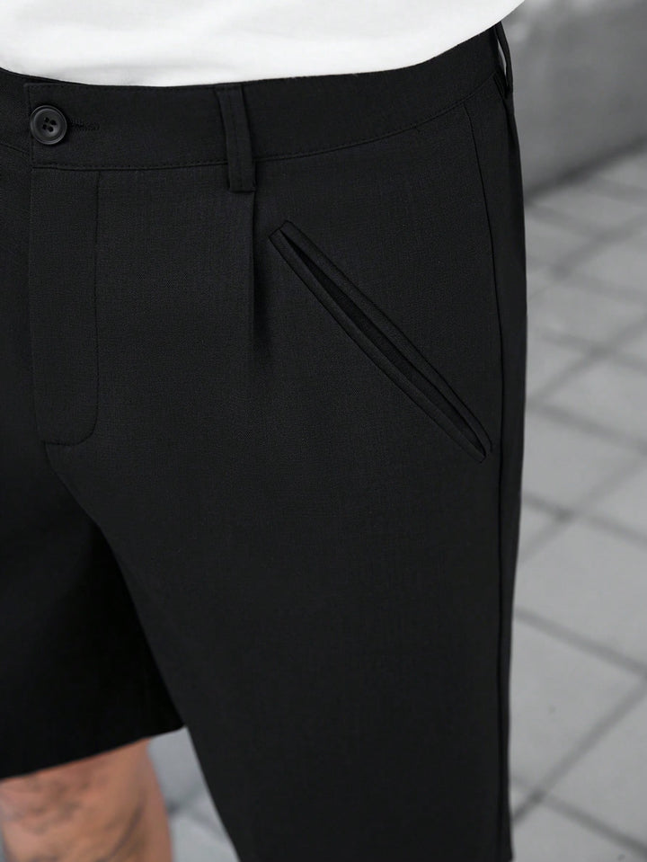 Pantaloni scurți SHEIN, negru