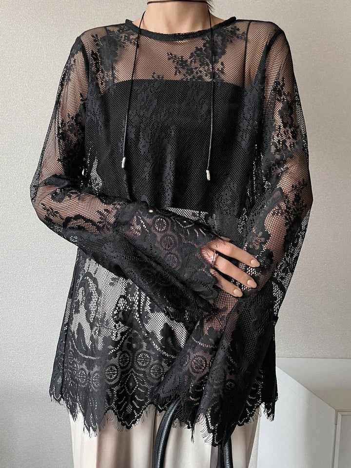 Top SHEIN, negru