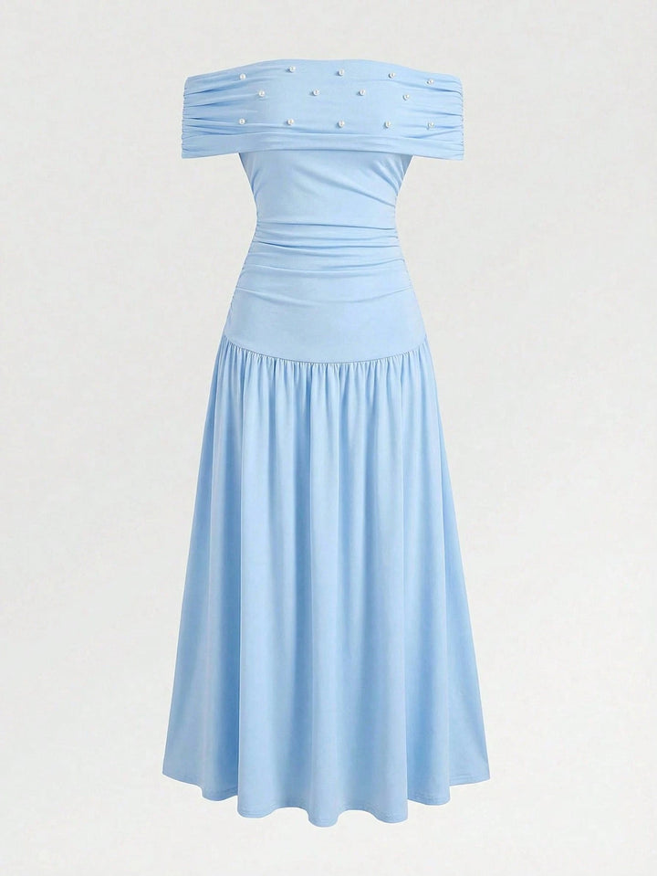 Rochie maxi SHEIN, albastru