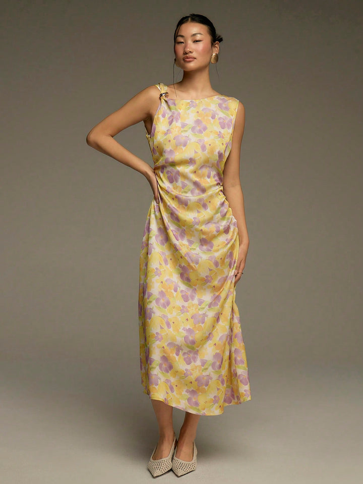 Rochie midi SHEIN, mix culori