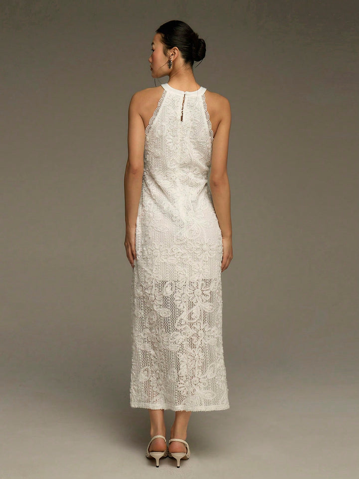 Rochie midi SHEIN, alb