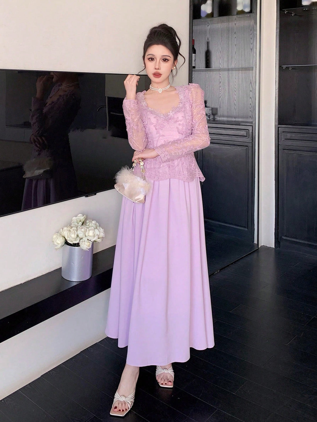 Rochie maxi SHEIN, mov