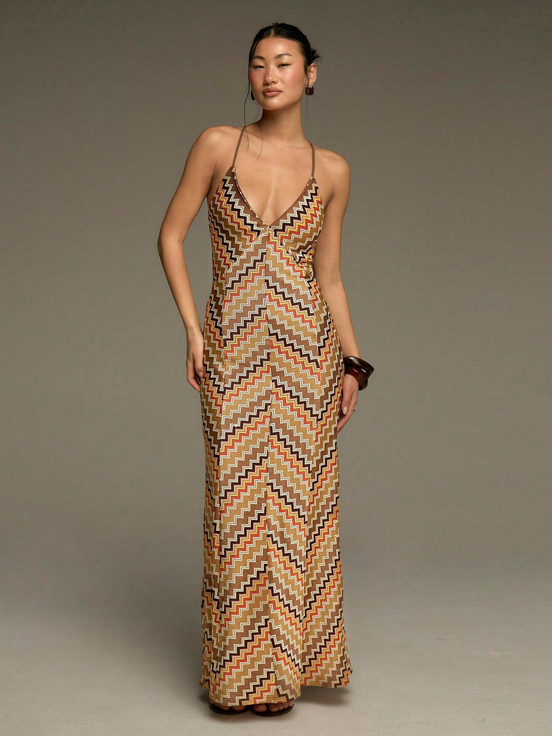 Rochie maxi SHEIN, mix culori