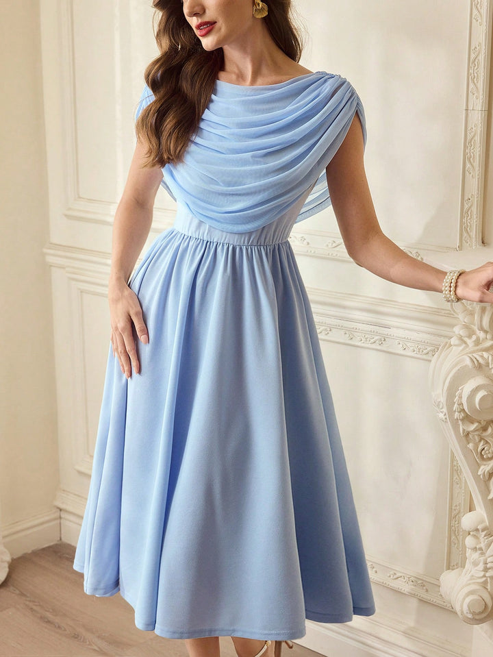 Rochie midi SHEIN, albastru