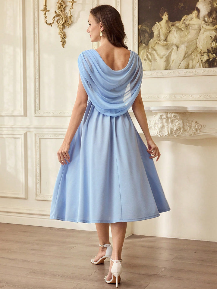 Rochie midi SHEIN, albastru