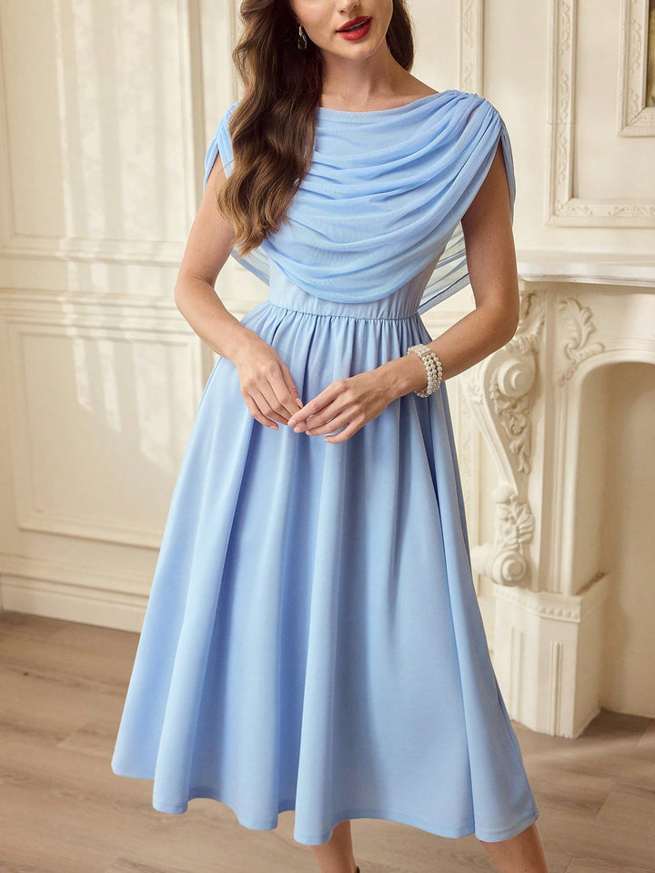 Rochie midi SHEIN, albastru