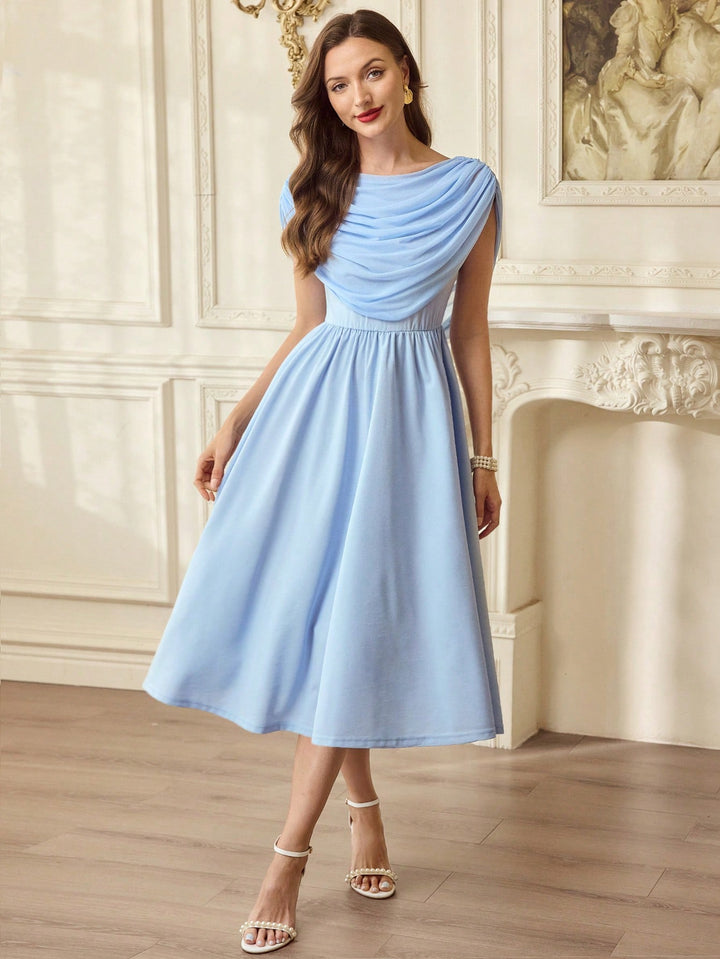 Rochie midi SHEIN, albastru