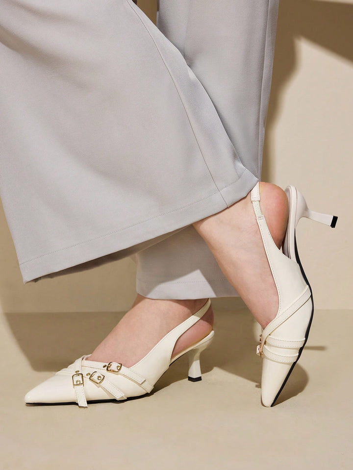 Pantofi SHEIN, alb