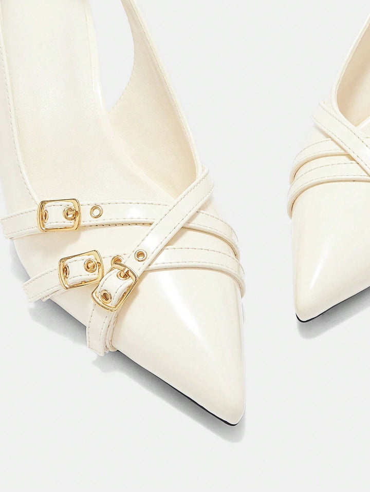 Pantofi SHEIN, alb