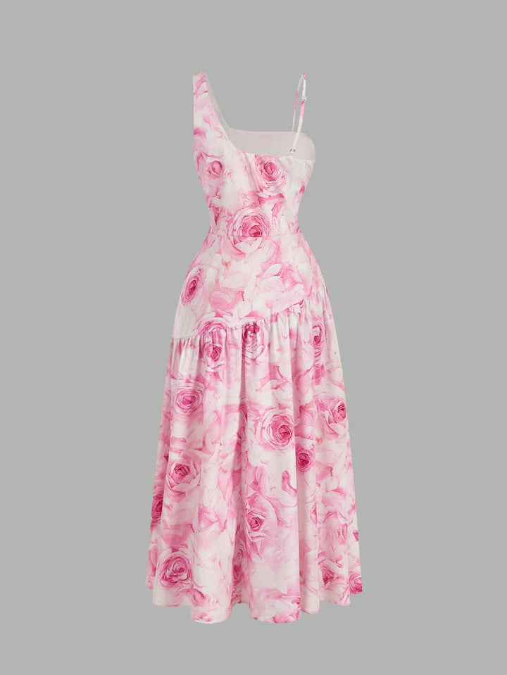 Rochie maxi SHEIN, roz