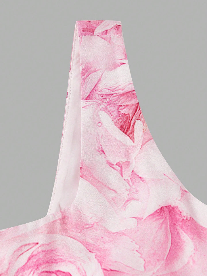 Rochie maxi SHEIN, roz
