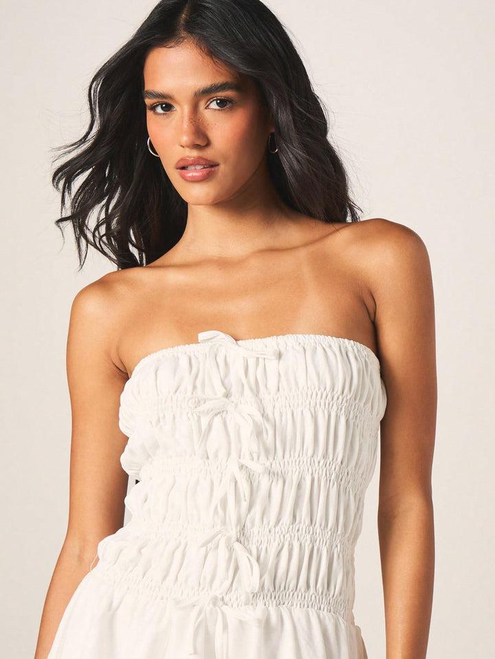 Rochie mini SHEIN, bej