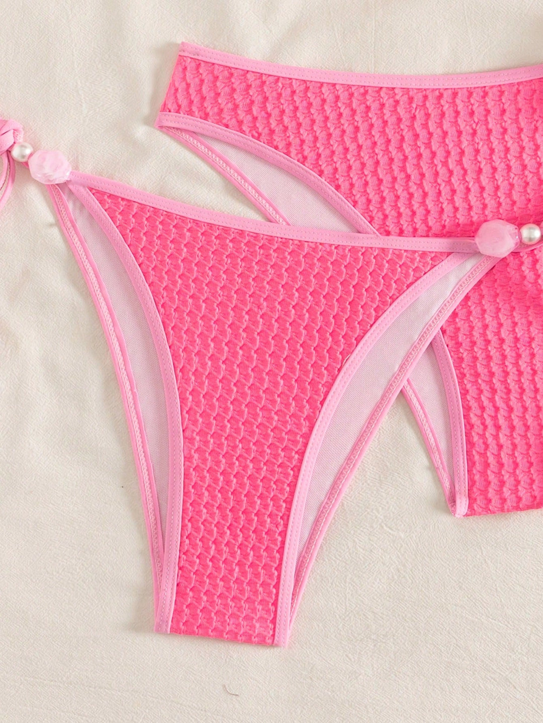 Set bikini SHEIN, roz