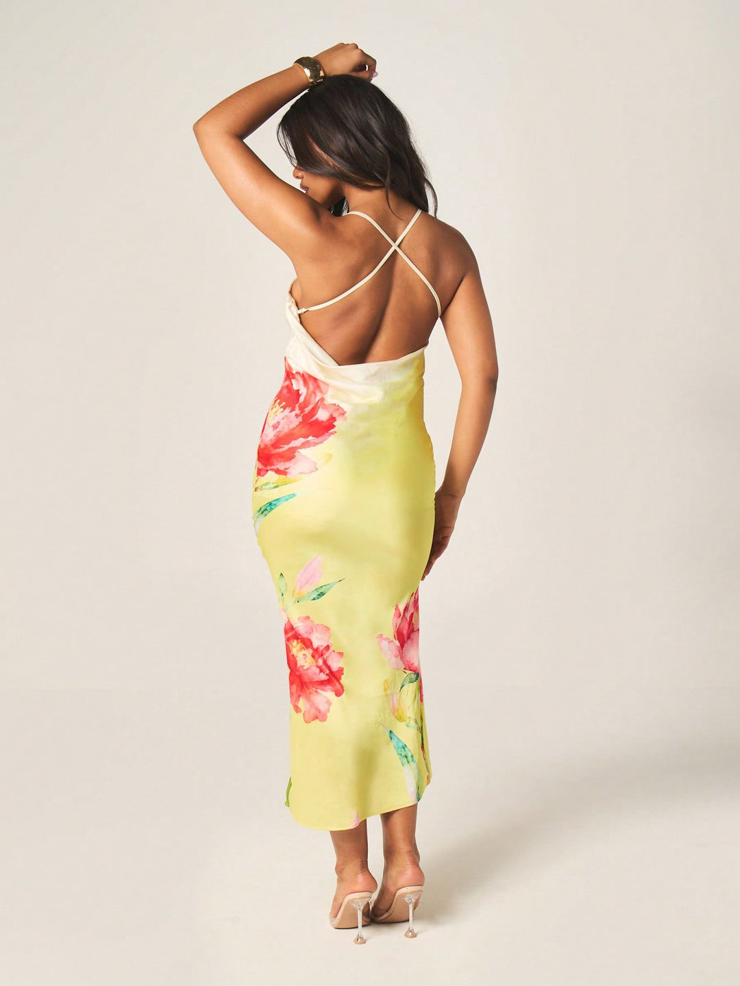 Rochie maxi SHEIN, galben